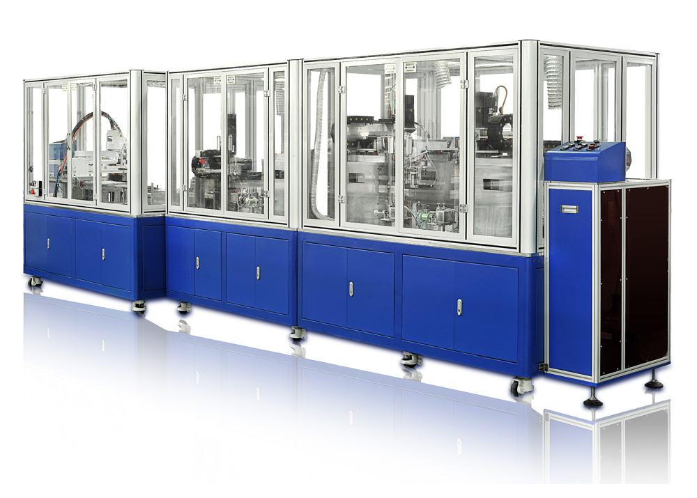 视觉引导机器人天线焊接生产线