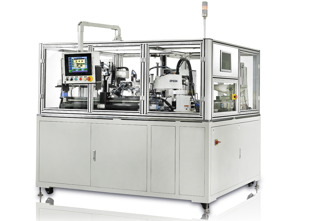 视觉引导机器人式移印机