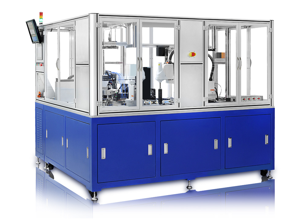 视觉引导机器人式精密件焊接机